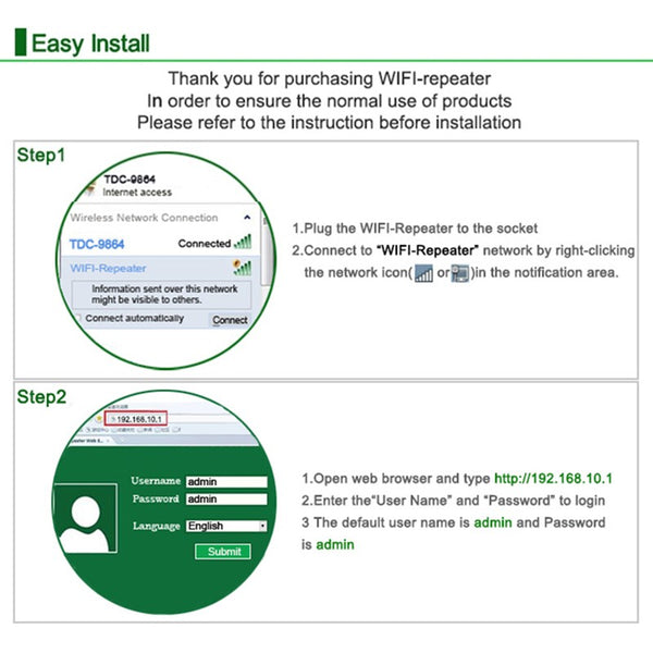 New Wifi Repeater Wifi Signal Amplifier