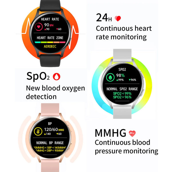phone accessories Smart Sports Watch Bluetooth Heart Rate Call Female Sport Watch